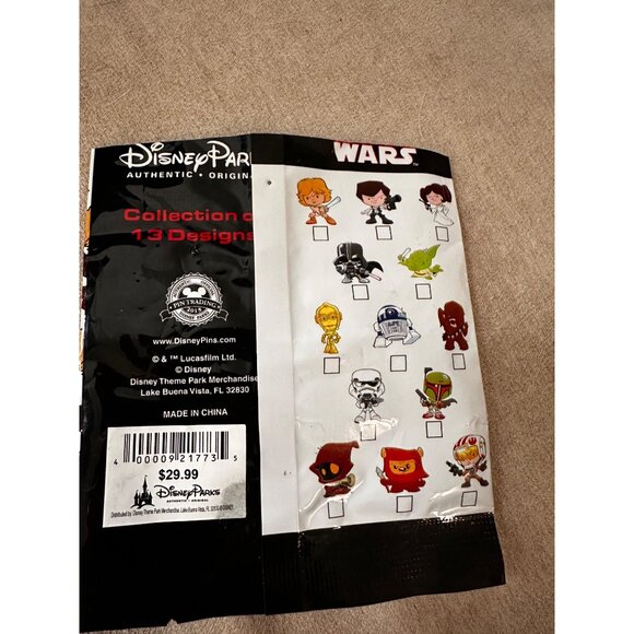 NWT Star Wars C3-PO Disney pins Star Wars Cutie Characters Blind Bag Pin 2015 - Picture 5 of 5